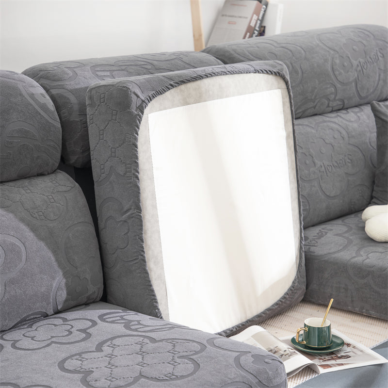 Slipcover Sofa Cover Sunflower Seat Covers Elastic Dustproof Couch Cushion Cover
