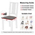 Waterproof Dining Room Chair Cover Spandex Elastic Removable Seat Covers