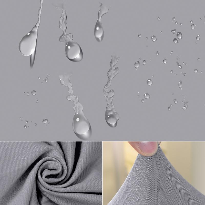Waterproof Dining Room Chair Cover Spandex Elastic Removable Seat Covers