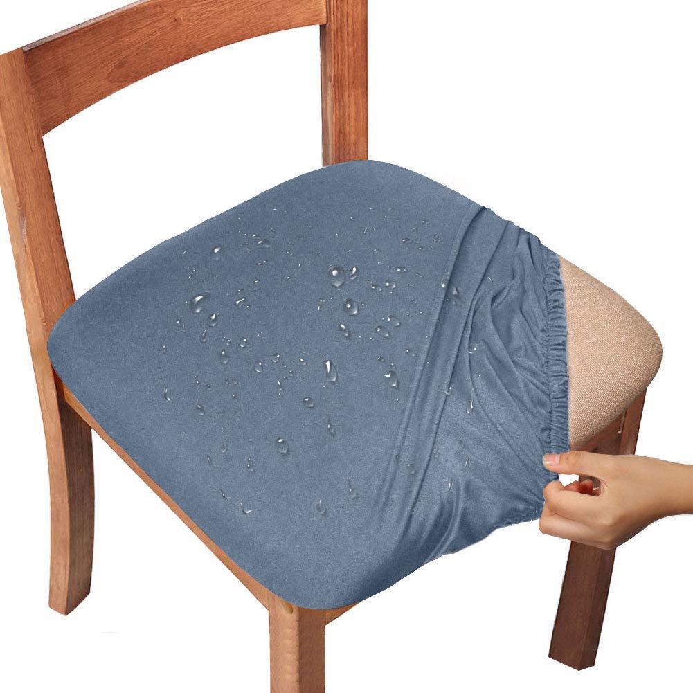 Waterproof Dining Room Chair Cover Spandex Elastic Removable Seat Covers