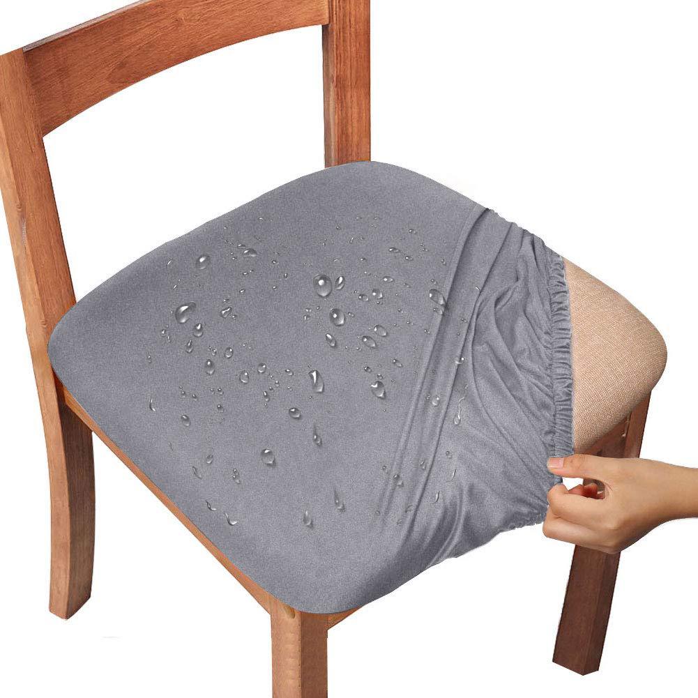 Waterproof Dining Room Chair Cover Spandex Elastic Removable Seat Covers