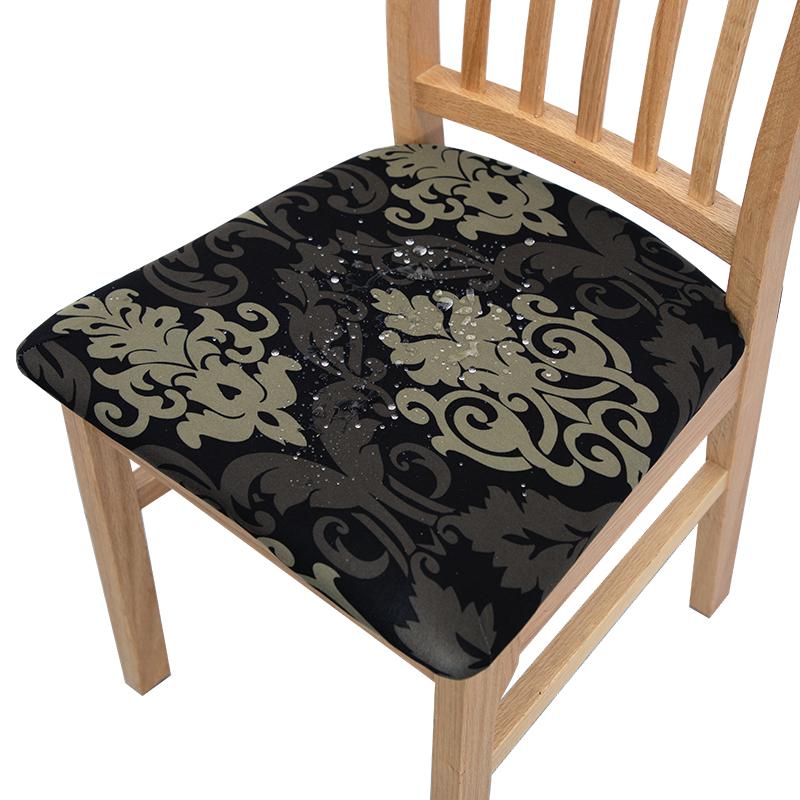 Waterproof Dining Room Chair Cover Spandex Elastic Removable Seat Covers