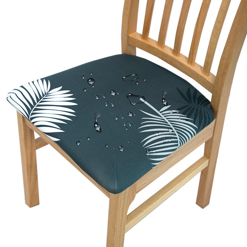 Waterproof Dining Room Chair Cover Spandex Elastic Removable Seat Covers