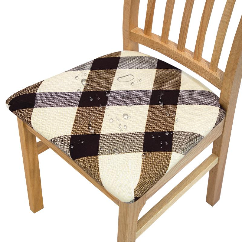 Waterproof Dining Room Chair Cover Spandex Elastic Removable Seat Covers