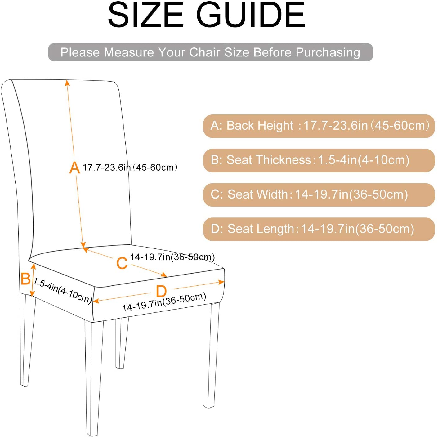 Geometry Chair Cover Elastic Chair Covers Spandex Stretch Anti-dirty Removable Dining Office Chair Case