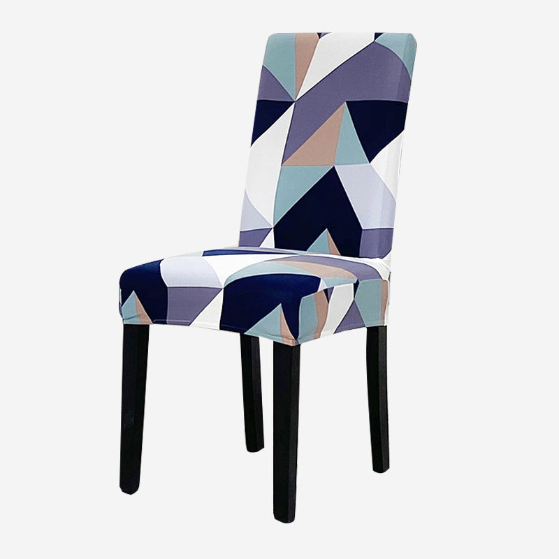 Geometry Chair Cover Elastic Chair Covers Spandex Stretch Anti-dirty Removable Dining Office Chair Case