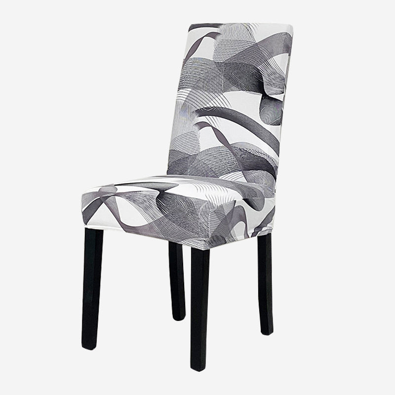 Geometry Chair Cover Elastic Chair Covers Spandex Stretch Anti-dirty Removable Dining Office Chair Case