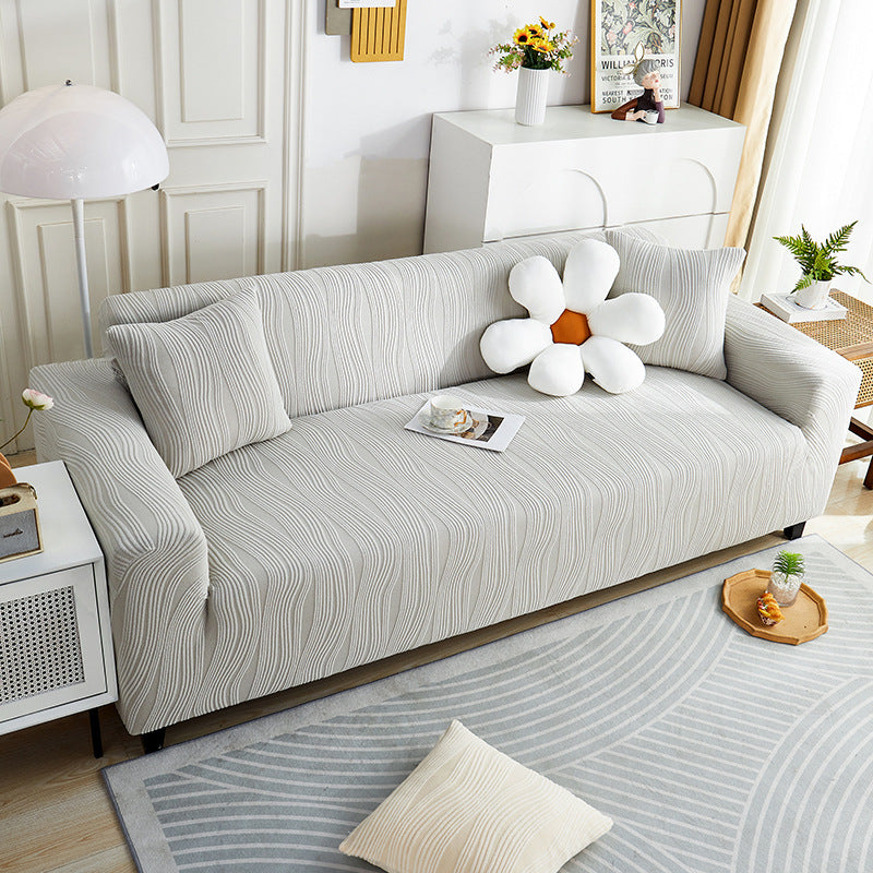 Cozy Stretchy Slipcover Elastic Sectional Sofa Covers Seats Cover