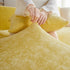 L Shape Couch Cover Stretch Soft Sectional Sofa Cover Furniture Protector Slipcover for Couch with 1pcs Free Pillowcases