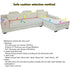 Non-Slip Sectional Couch Cover with Lace, Furniture Protector for Dogs, Pets, and Kids II