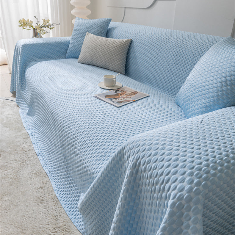 Modern and Minimalist Sofa Cover Washable and Multi-functional Slipcovers Blue Green Grey Coffee
