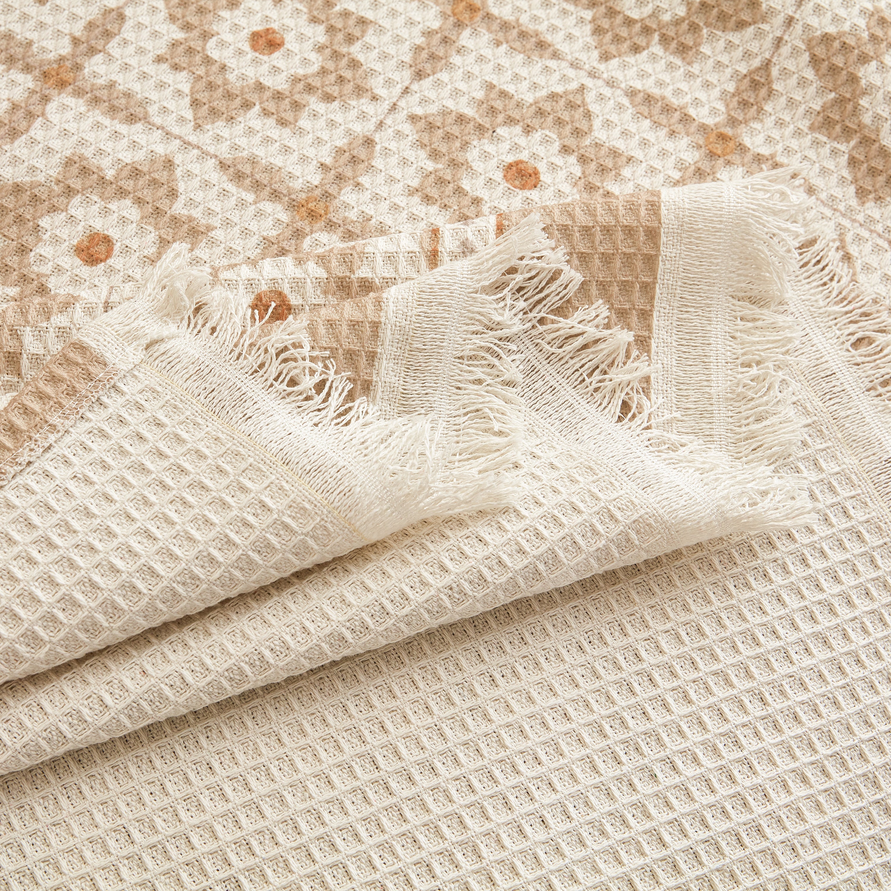 Waffle Lattice Fabric Sofa Cover, Multi-purpose Soft Sofa Throw, Couch Cover Blanket Throws for Couches