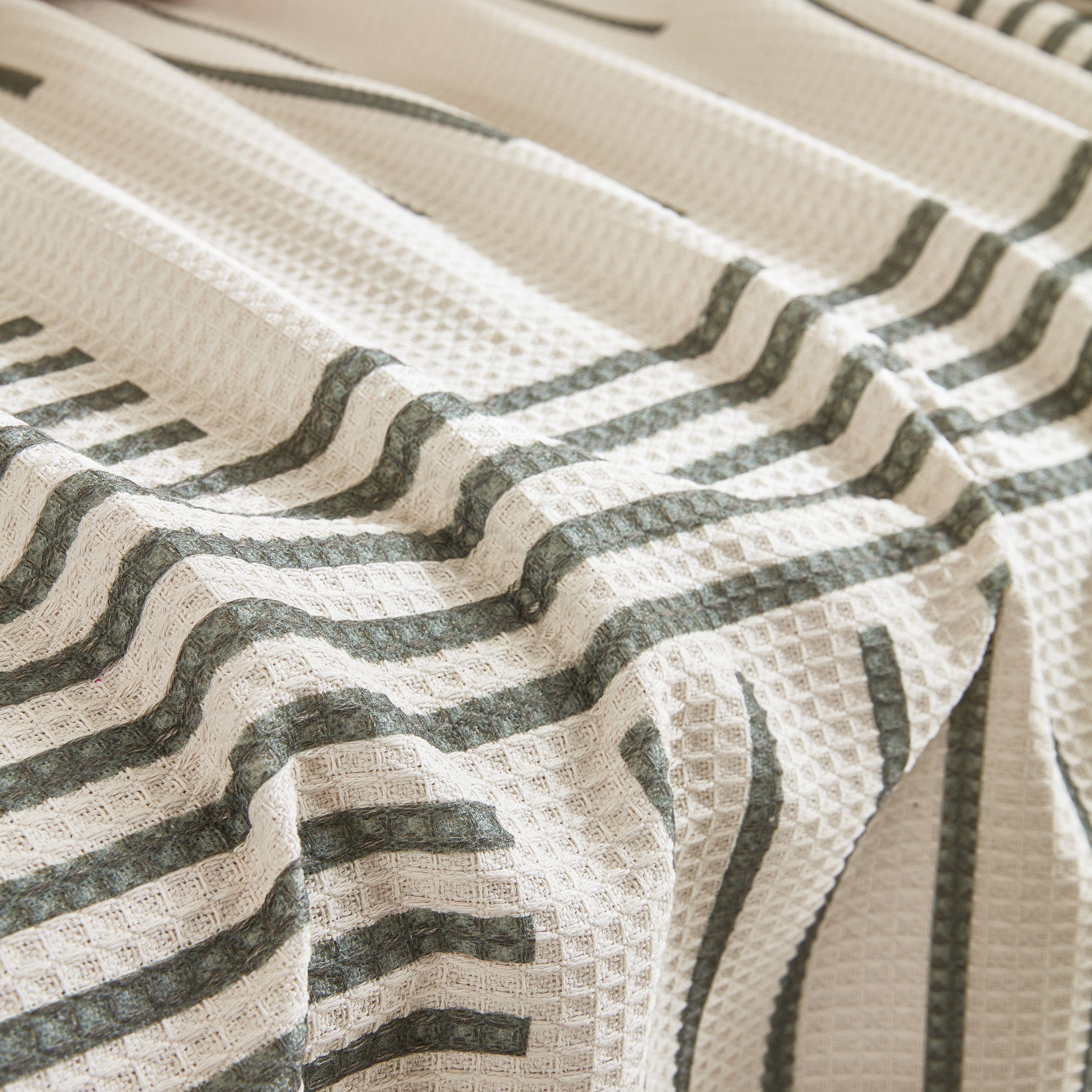 Waffle Lattice Fabric Sofa Cover, Multi-purpose Soft Sofa Throw, Couch Cover Blanket Throws for Couches