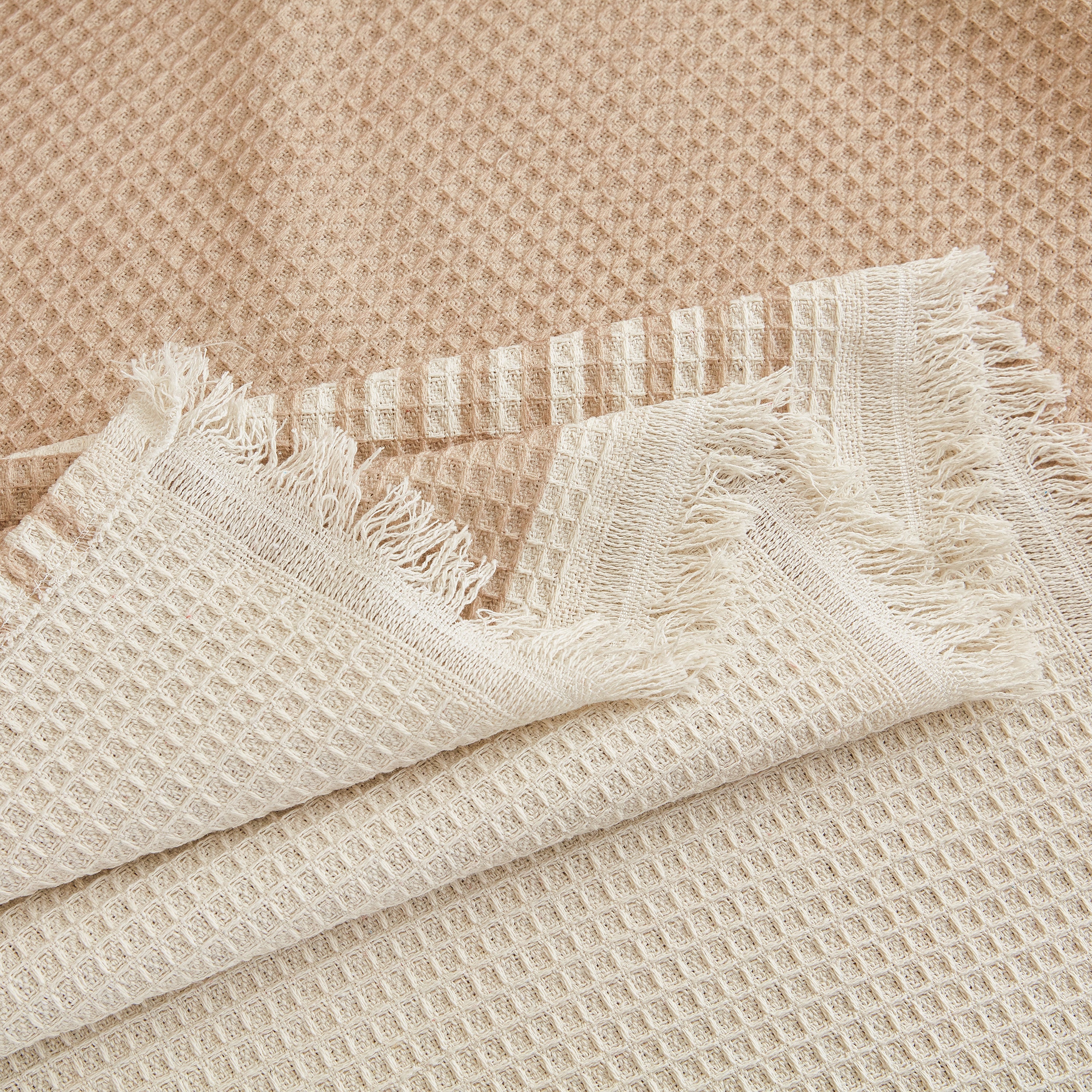 Waffle Lattice Fabric Sofa Cover, Multi-purpose Soft Sofa Throw, Couch Cover Blanket Throws for Couches