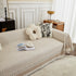 Waffle Lattice Fabric Sofa Cover, Multi-purpose Soft Sofa Throw, Couch Cover Blanket Throws for Couches