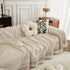 Waffle Lattice Fabric Sofa Cover, Multi-purpose Soft Sofa Throw, Couch Cover Blanket Throws for Couches