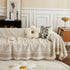 Waffle Lattice Fabric Sofa Cover, Multi-purpose Soft Sofa Throw, Couch Cover Blanket Throws for Couches