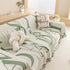 Chenille Jacquard Alphabet Sofa Blanket Cover, L Shape Sofa Cover, Reversible Couch Covers for Dogs