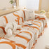 Chenille Jacquard Alphabet Sofa Blanket Cover, L Shape Sofa Cover, Reversible Couch Covers for Dogs