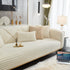 Winter Thickened Rabbit Plush Non-slip Sofa Cushion, Faux Fur Fluffy Furniture Protector