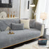 Winter Thickened Rabbit Plush Non-slip Sofa Cushion, Faux Fur Fluffy Furniture Protector
