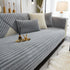 Winter Thickened Rabbit Plush Non-slip Sofa Cushion, Faux Fur Fluffy Furniture Protector
