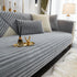 Winter Thickened Rabbit Plush Non-slip Sofa Cushion, Faux Fur Fluffy Furniture Protector