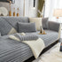Winter Thickened Rabbit Plush Non-slip Sofa Cushion, Faux Fur Fluffy Furniture Protector