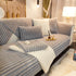 Winter Thickened Rabbit Plush Non-slip Sofa Cushion, Faux Fur Fluffy Furniture Protector