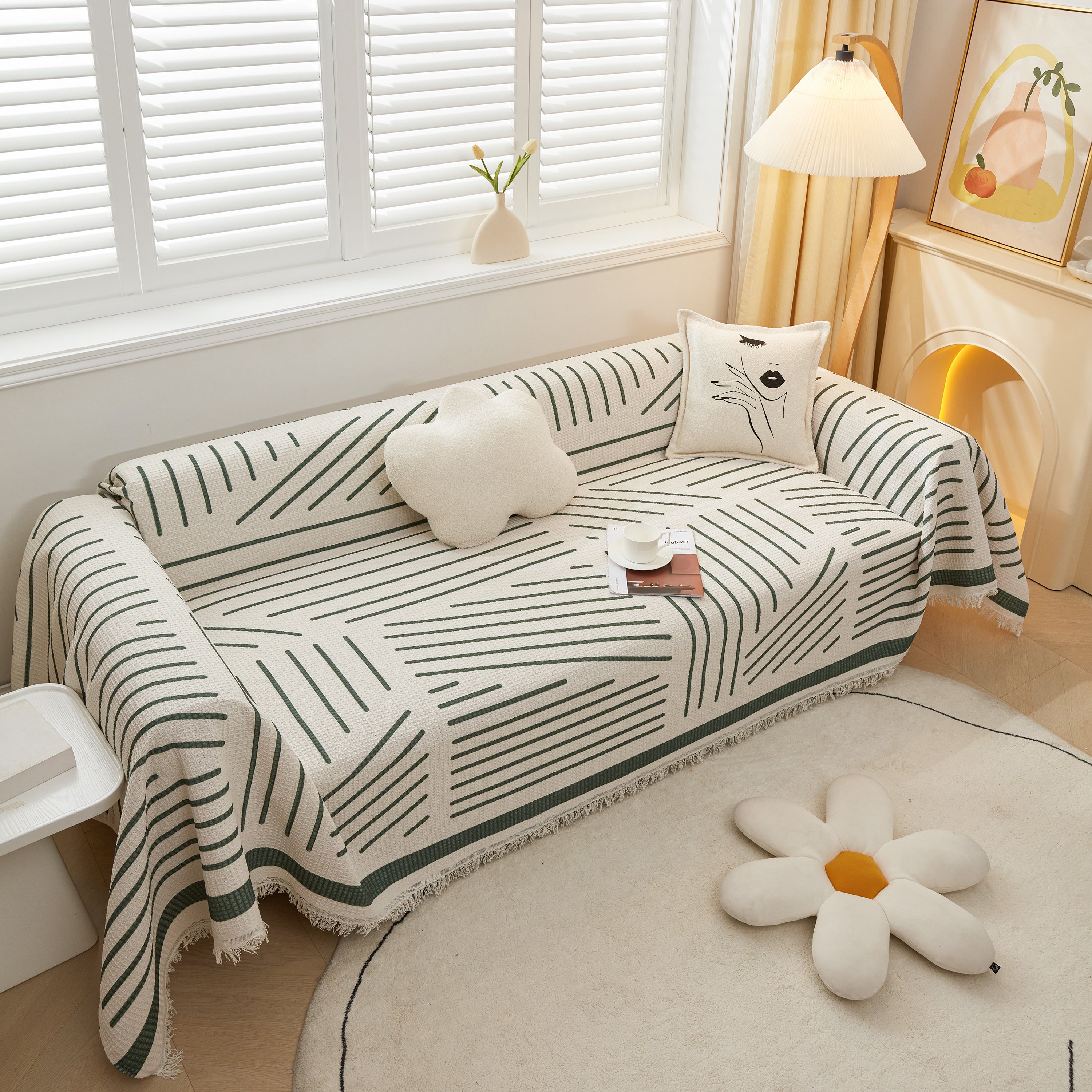 High-Quality Fabric Non-Slip Sofa Cover Throw, Throw Blankets for Couch, Furniture Covers for Pets