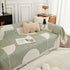 Cotton Jacquard Lucky Gather Sofa Cover Blanket, L Shaped Couch Cover, Sofa Throw Cover