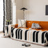 Cozy Chenille Dynamic Notes Sectional Couch Cover Blanket, Perfect Couch Throw Covers for Pets