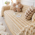 Luxury Plush Universal Couch Cover Blanket, Washable Couch Protector Houndstooth Sofa Covers