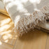 Soft Cozy Chenille Throw Cover for Couch with Tassel Accents, Dustproof Soft Throws for Sofa