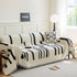 Soft Cozy Chenille Throw Cover for Couch with Tassel Accents, Dustproof Soft Throws for Sofa