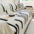 Soft Cozy Chenille Throw Cover for Couch with Tassel Accents, Dustproof Soft Throws for Sofa
