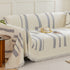 Soft Cozy Chenille Throw Cover for Couch with Tassel Accents, Dustproof Soft Throws for Sofa