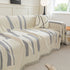 Soft Cozy Chenille Throw Cover for Couch with Tassel Accents, Dustproof Soft Throws for Sofa