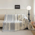 Soft Cozy Chenille Throw Cover for Couch with Tassel Accents, Dustproof Soft Throws for Sofa