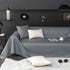 Waterproof Faux Leather Couch Throw Covers, Pet Couch Cover, Non Slip Furniture Covers for Leather Sofas