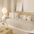 Sofa Cover Throw with Lace Trim & Pom-Pom Fringe, Decorative Couch Cover Blanket