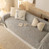 Sofa Cover Throw with Lace Trim & Pom-Pom Fringe, Decorative Couch Cover Blanket