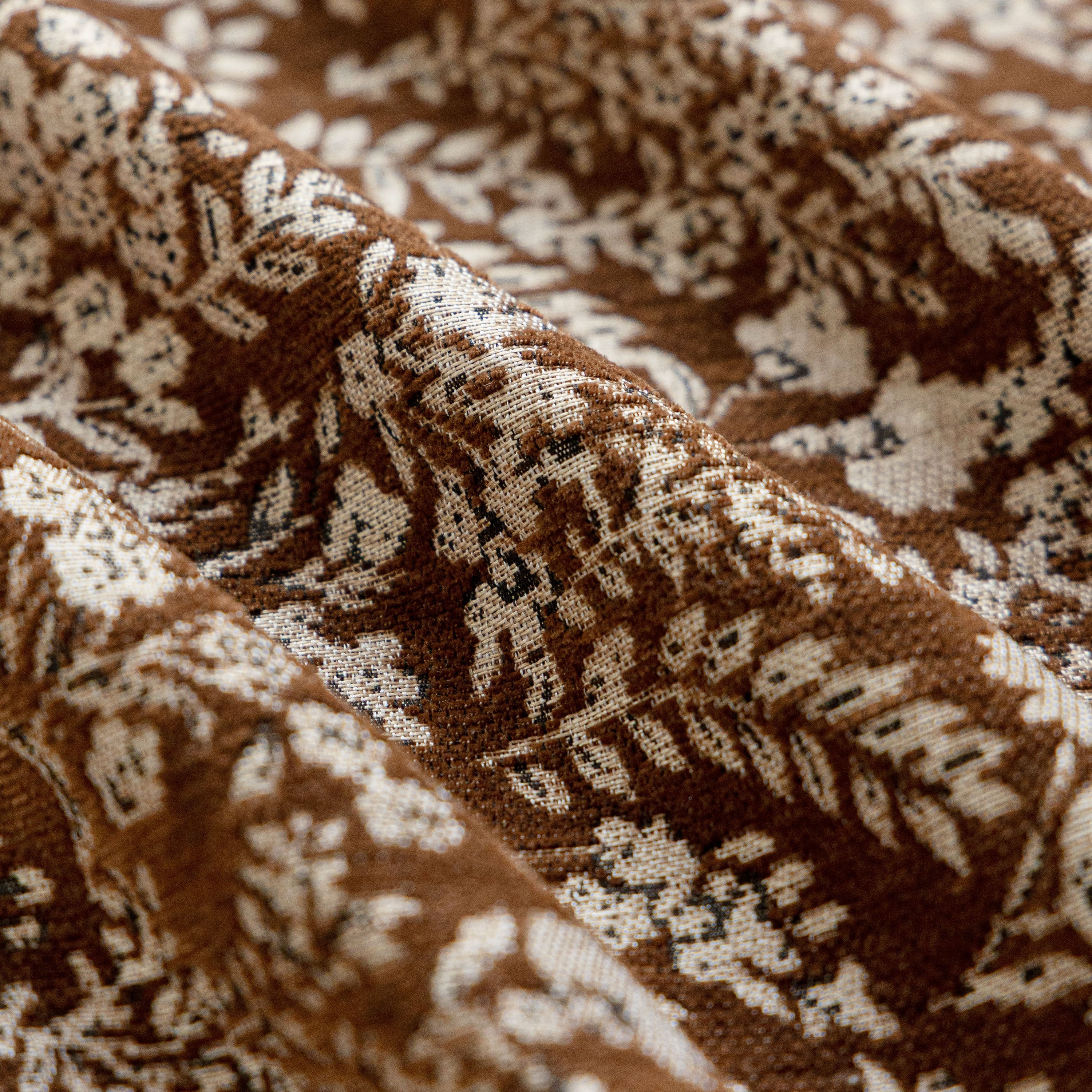French Country Floral Sofa Cover with Chiffon Ruffle Skirt, Vintage Sofa Throw Cover