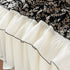 French Country Floral Sofa Cover with Chiffon Ruffle Skirt, Vintage Sofa Throw Cover