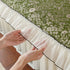 French Country Floral Sofa Cover with Chiffon Ruffle Skirt, Vintage Sofa Throw Cover