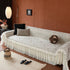 French Country Floral Sofa Cover with Chiffon Ruffle Skirt, Vintage Sofa Throw Cover