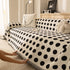 Chenille Polka Dot Sofa Cover Throw, Soft Thick Couch Cover Blanket Furniture Covers