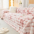 Thick Faux Fur Couch Cover Fluffy Fuzzy Warm Washable Furniture Protector for Kids Pets