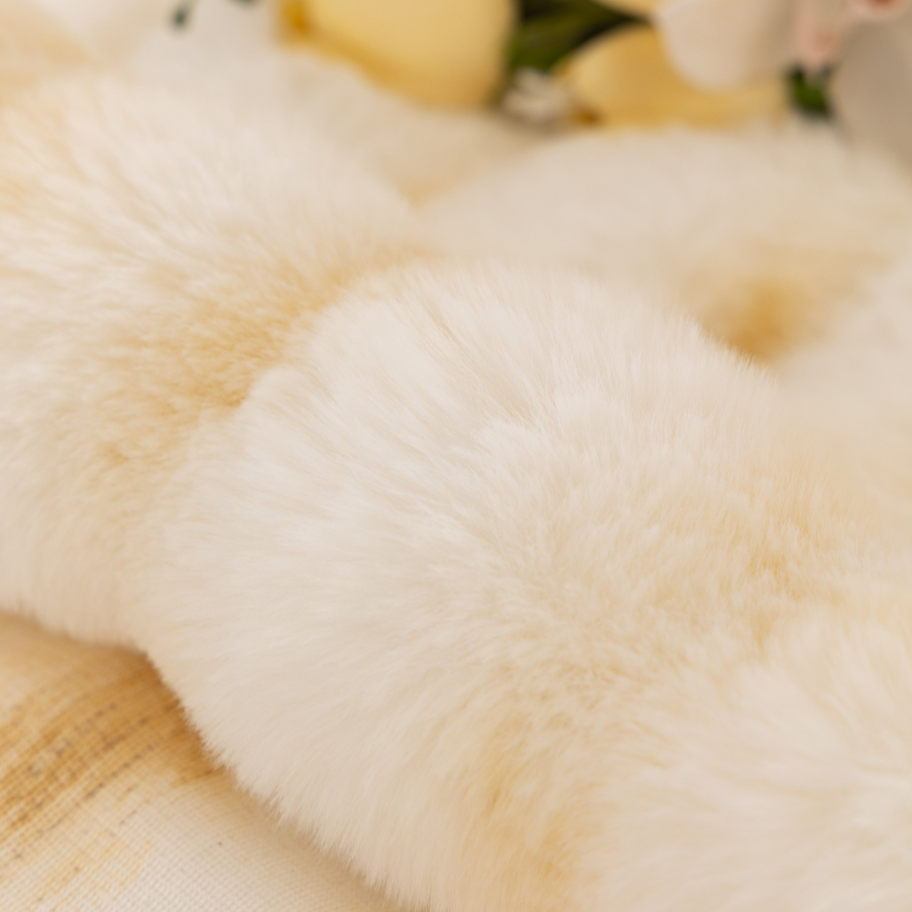 Thick Faux Fur Couch Cover Fluffy Fuzzy Warm Washable Furniture Protector for Kids Pets