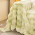 Thick Faux Fur Couch Cover Fluffy Fuzzy Warm Washable Furniture Protector for Kids Pets